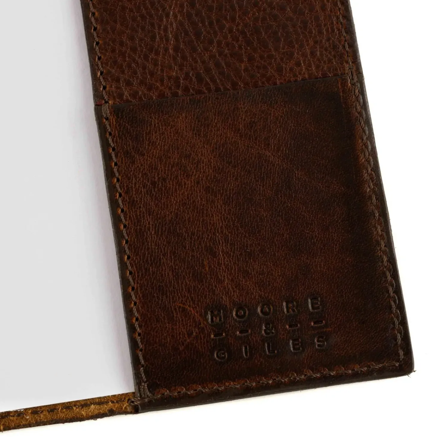 Moore & Giles Jotter in Titan Milled Brown