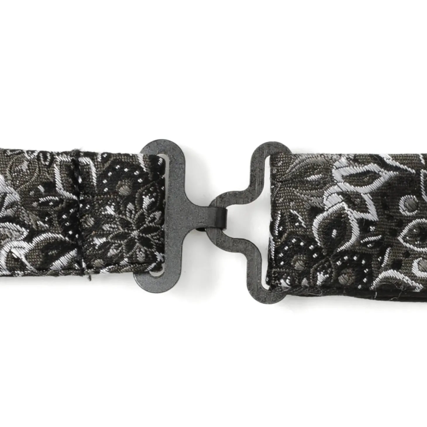 Ox and Bull Trading Co. Kaleido Floral Charcoal Men's Bow Tie