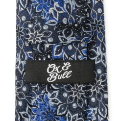Ox and Bull Trading Co. Kaleido Floral Navy Men's Tie