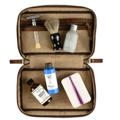Moore & Giles Kent Travel Kit in Brompton Brown