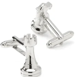 Ox and Bull Trading Co. Knight and Rook Chess Piece Cufflinks