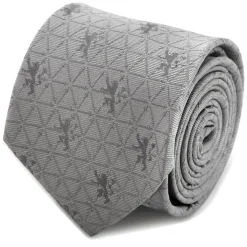 Game of Thrones Lannister Geometric Sword Gray Men's Tie