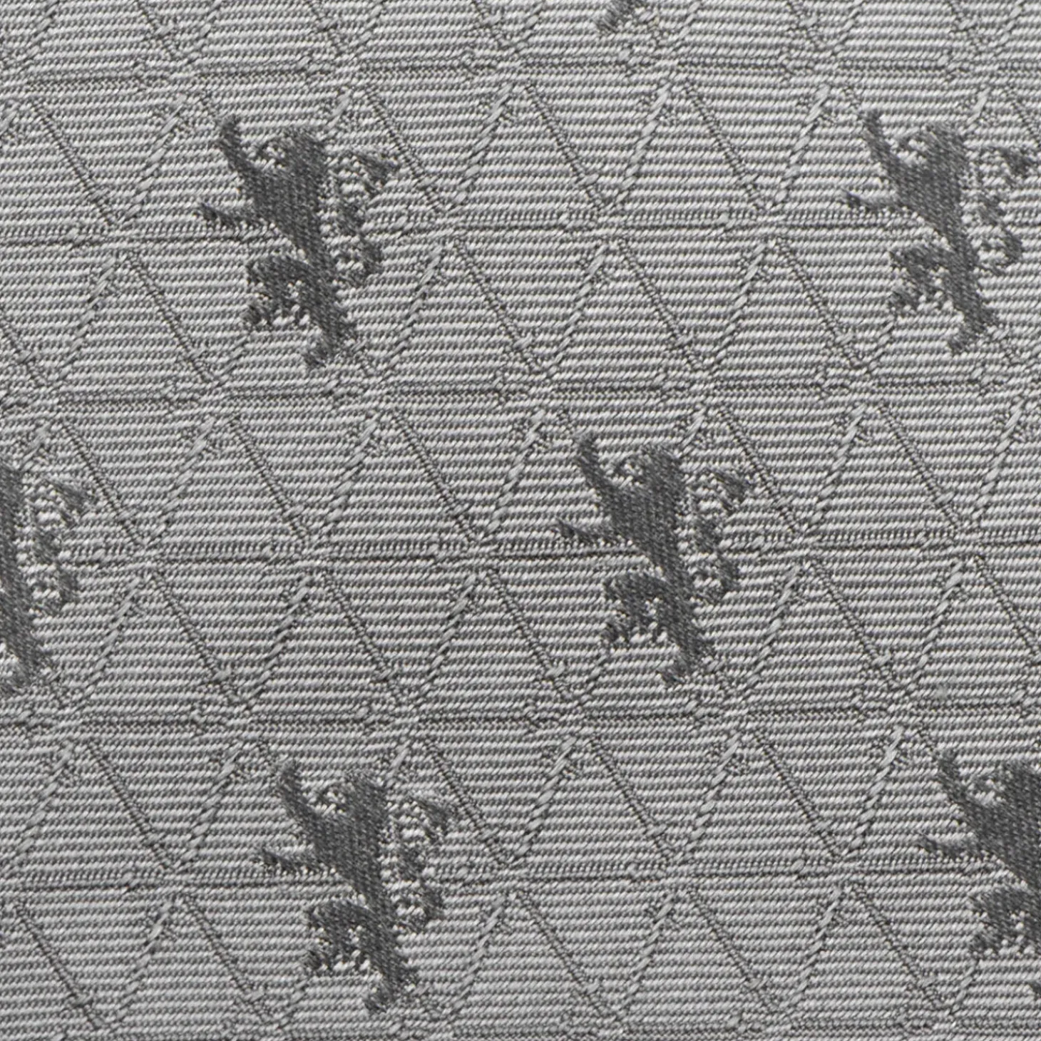 Game of Thrones Lannister Geometric Sword Gray Men's Tie