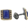 Armenta Lapis Lazuli with Iolite Cufflinks