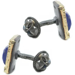 Armenta Lapis Lazuli with Iolite Cufflinks