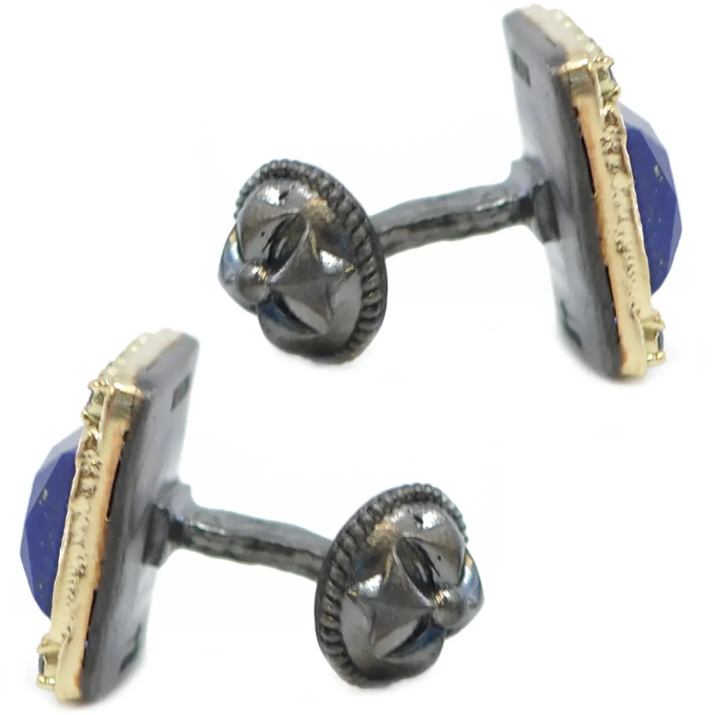 Armenta Lapis Lazuli with Iolite Cufflinks