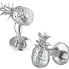 Fils Unique Las Piñas in Silver Cufflinks