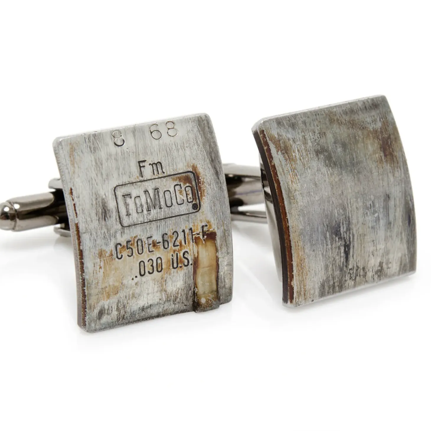 Steven Shaver Design Limited Edition Vintage Ford Mustang Car Bearing Cufflinks
