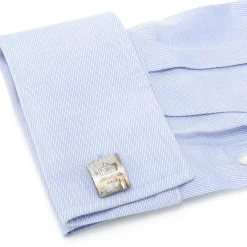 Steven Shaver Design Limited Edition Vintage Ford Mustang Car Bearing Cufflinks