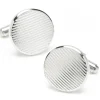 Ox and Bull Trading Co. Line Stainless Steel Cufflinks