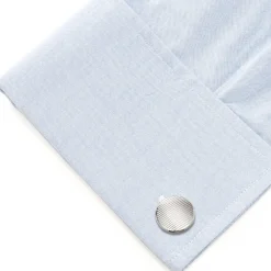 Ox and Bull Trading Co. Line Stainless Steel Cufflinks