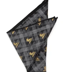 Disney Lion King Pose Black Pocket Square