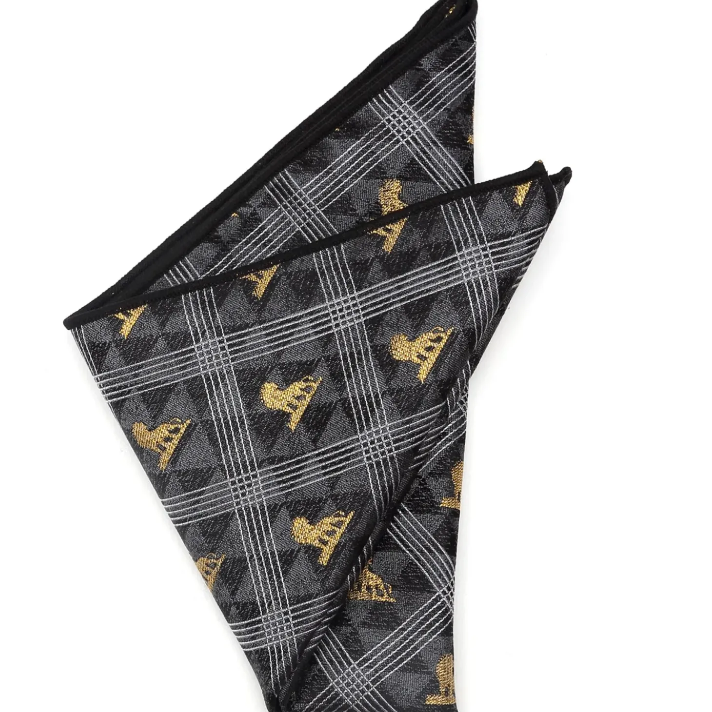 Disney Lion King Pose Black Pocket Square