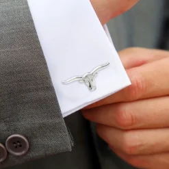 Cufflinks, Inc. Longhorn Steer Cufflinks