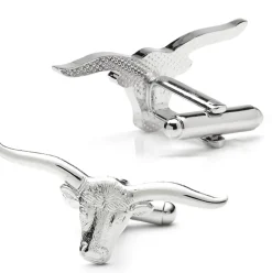 Cufflinks, Inc. Longhorn Steer Cufflinks