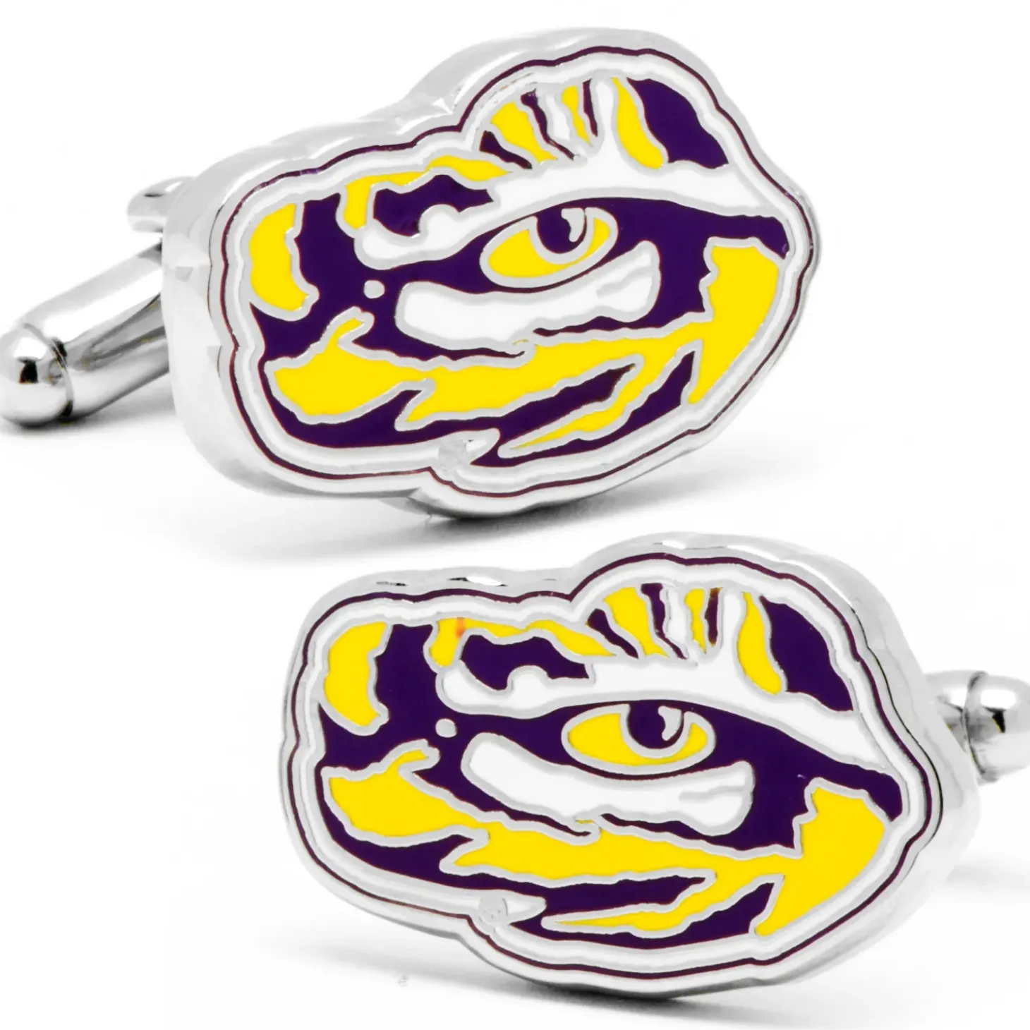 NCAA LSU Tiger's Eye Cufflinks