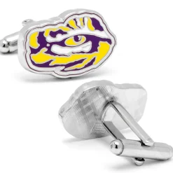 NCAA LSU Tiger's Eye Cufflinks