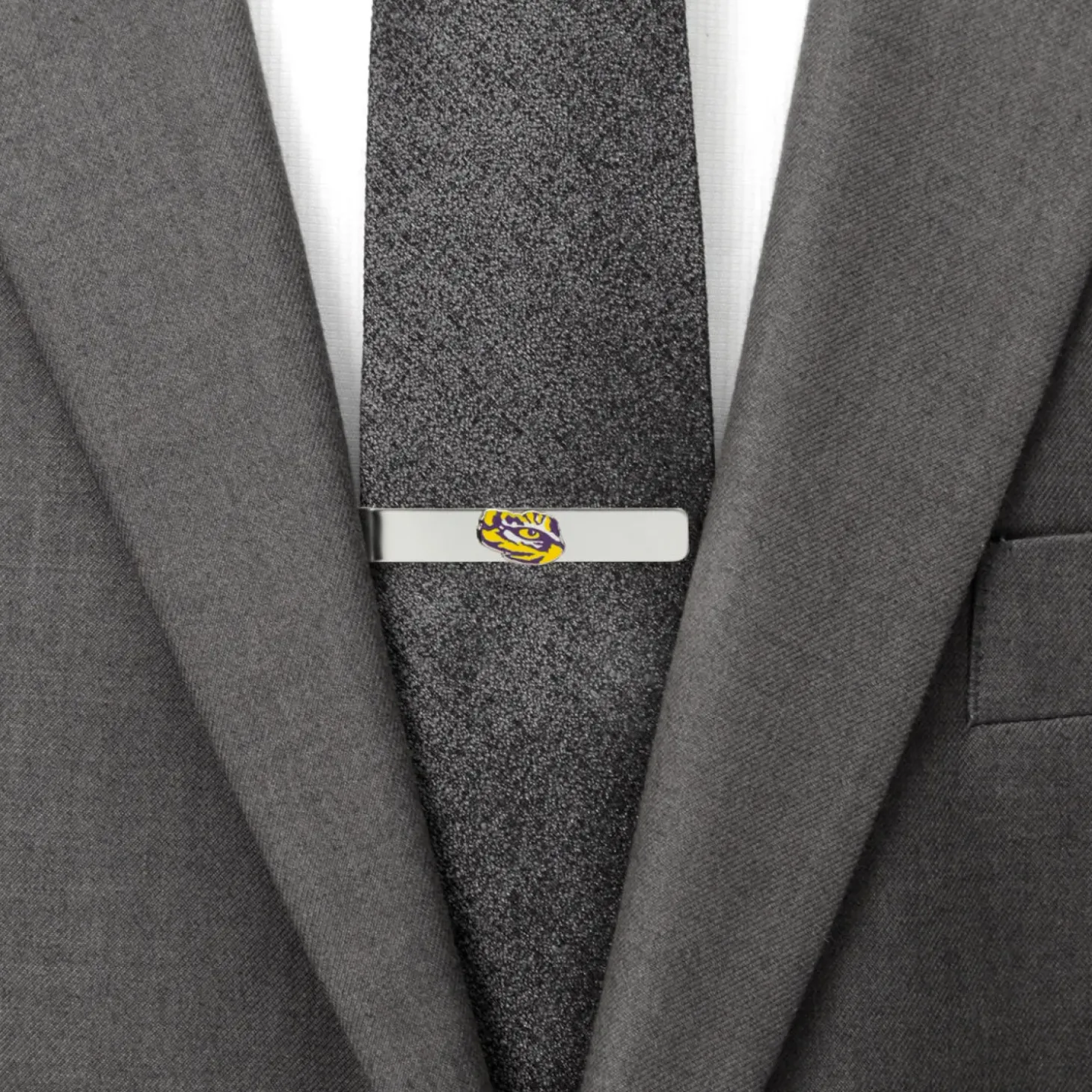 NCAA LSU Tiger's Eye Tie Bar