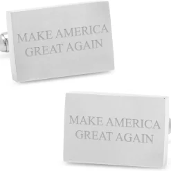 Ox and Bull Trading Co. Make America Great Again Engraved Cufflinks