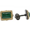 Armenta Malachite Cufflinks