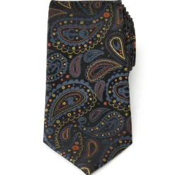 Star Wars Mandalorian Black Paisley Men's Tie