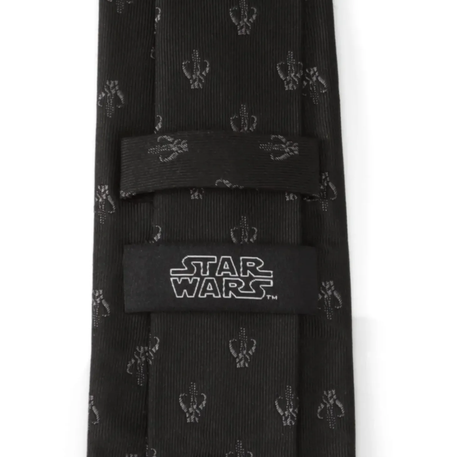 Star Wars Mandalorian Black Silk Men's Tie