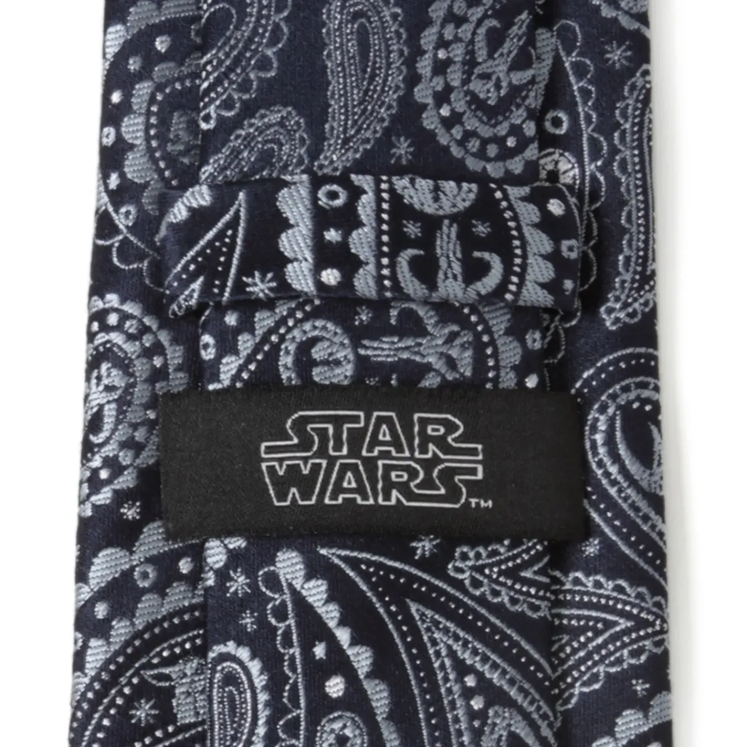 Star Wars Mandalorian Blue Paisley Men's Tie