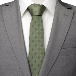 Star Wars Mandalorian Dot Sage Green Men's Tie