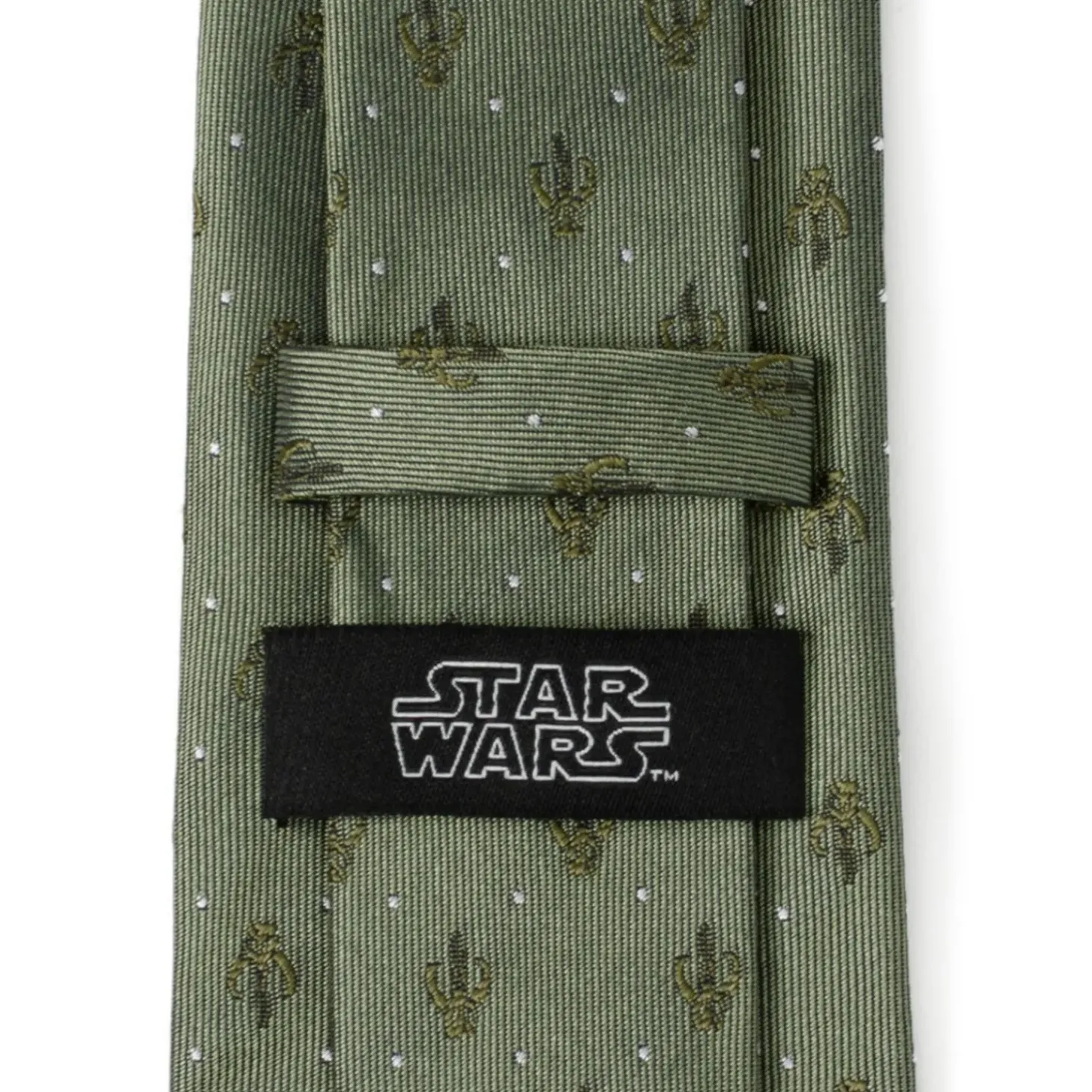Star Wars Mandalorian Dot Sage Green Men's Tie