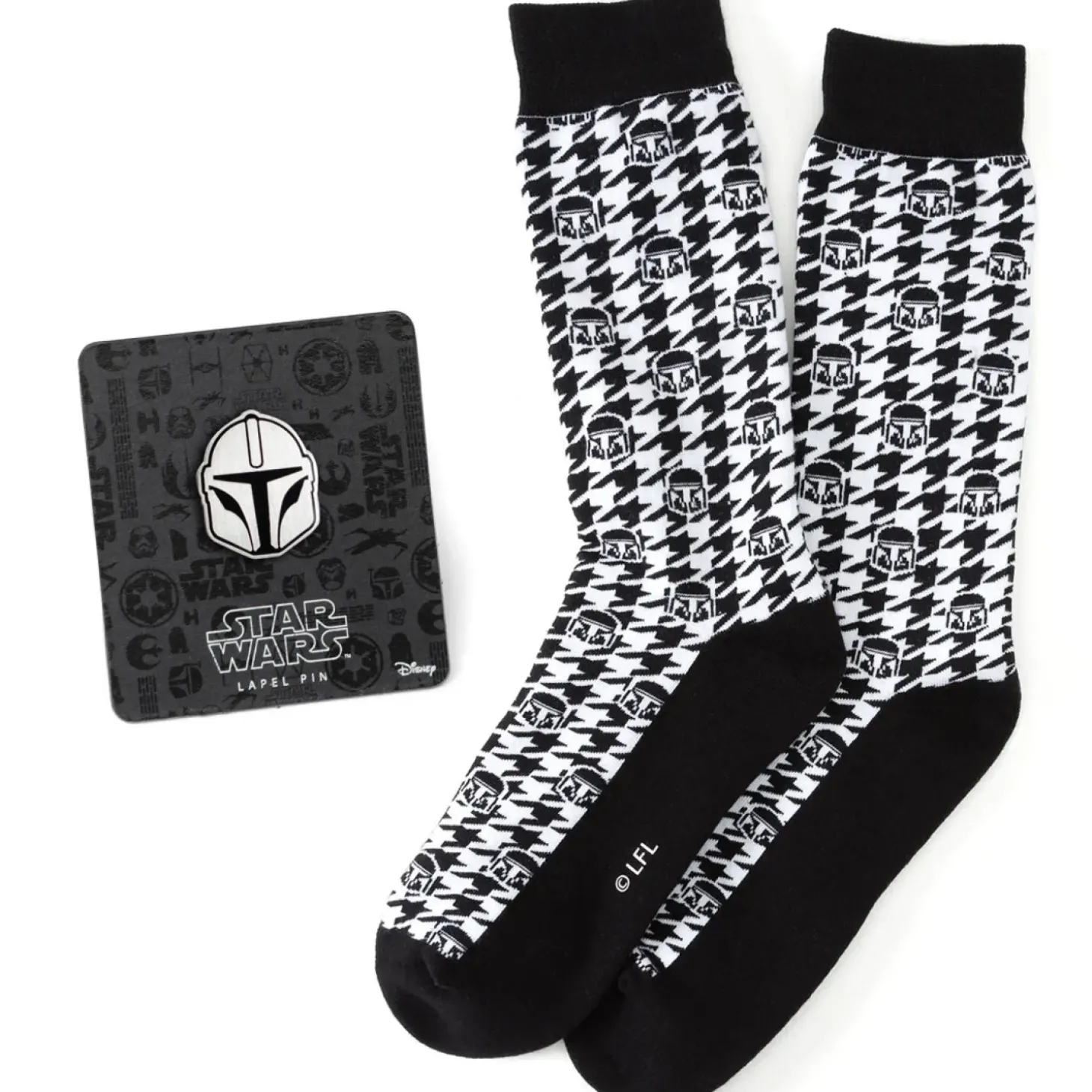Star Wars Mandalorian Helmet Houndstooth Gift Set