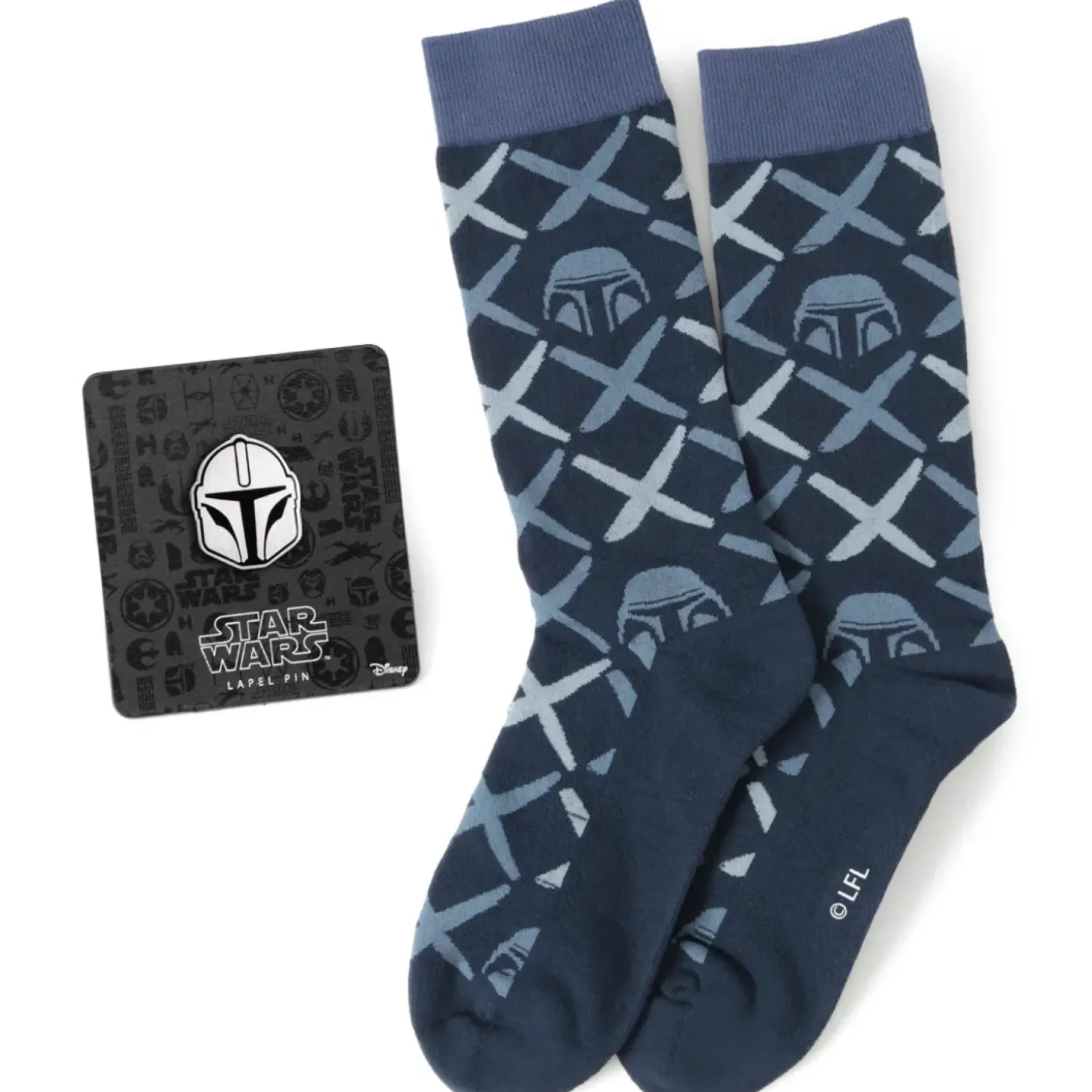 Star Wars Mandalorian Helmet Navy Gift Set