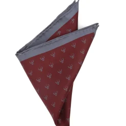 Star Wars Mandalorian Red Silk Pocket Square