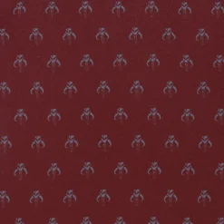 Star Wars Mandalorian Red Silk Pocket Square