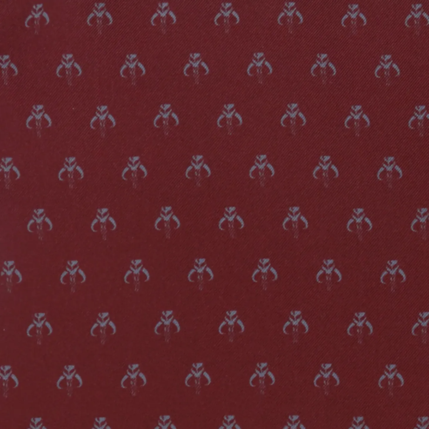 Star Wars Mandalorian Red Silk Pocket Square