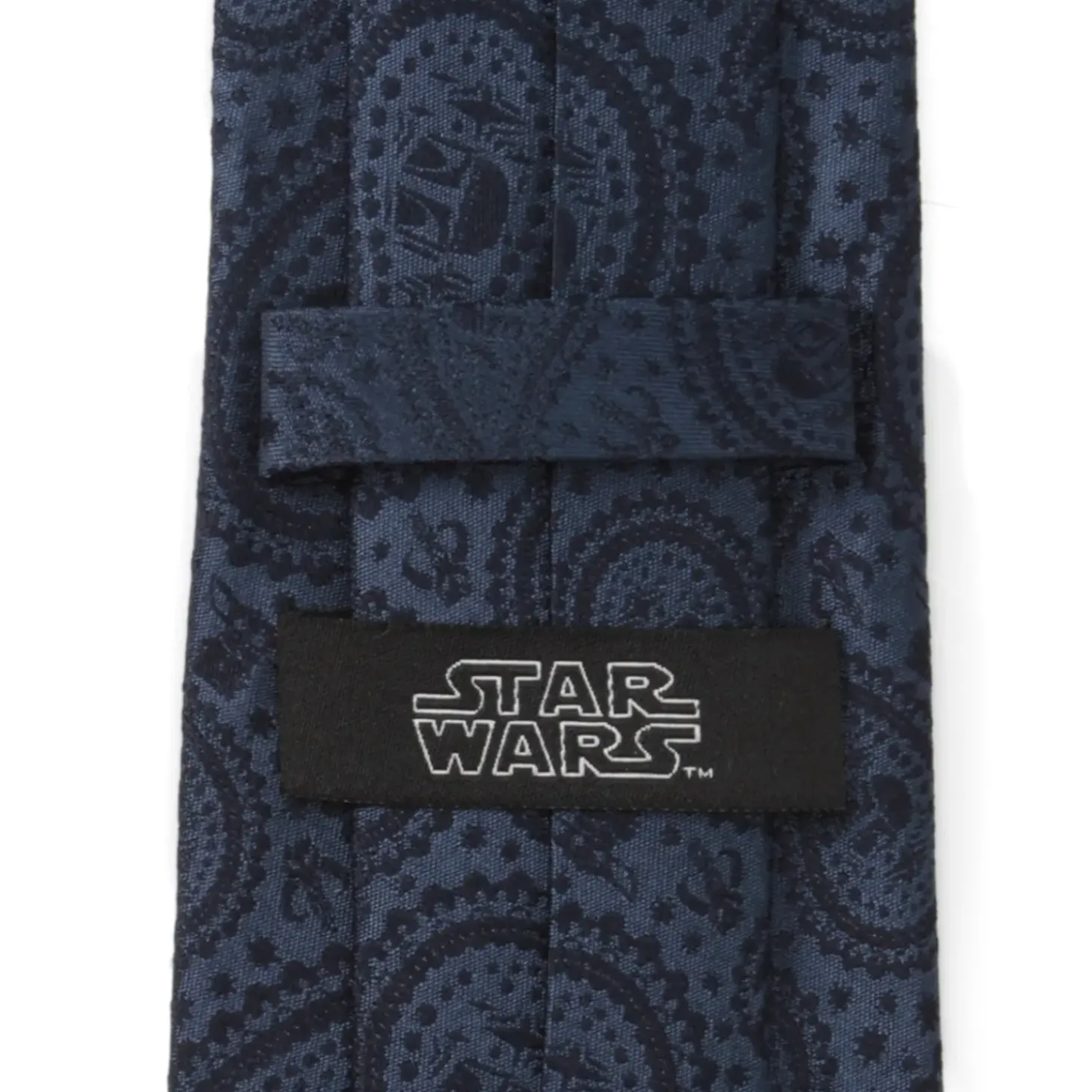 Star Wars Mandalorian The Child Paisley Navy Tie