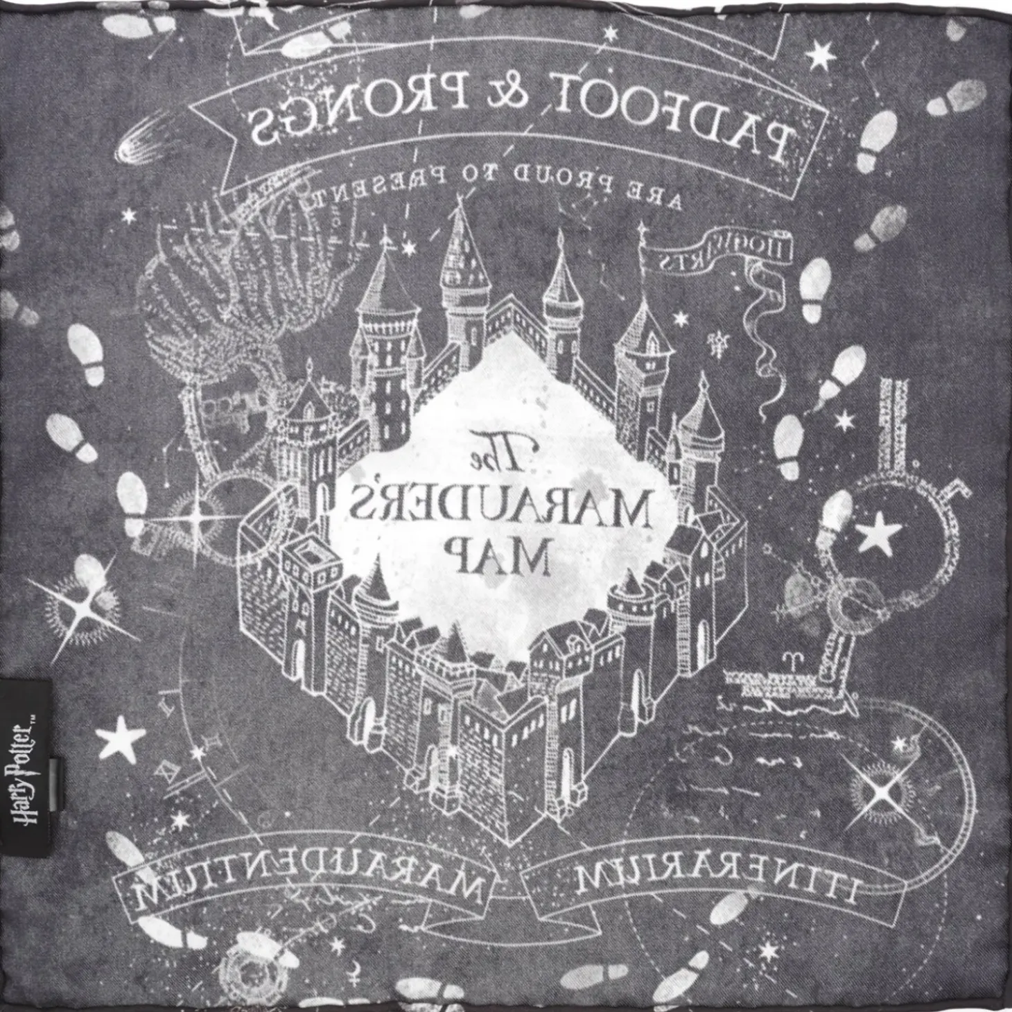 Harry Potter Marauder's Map Pocket Square