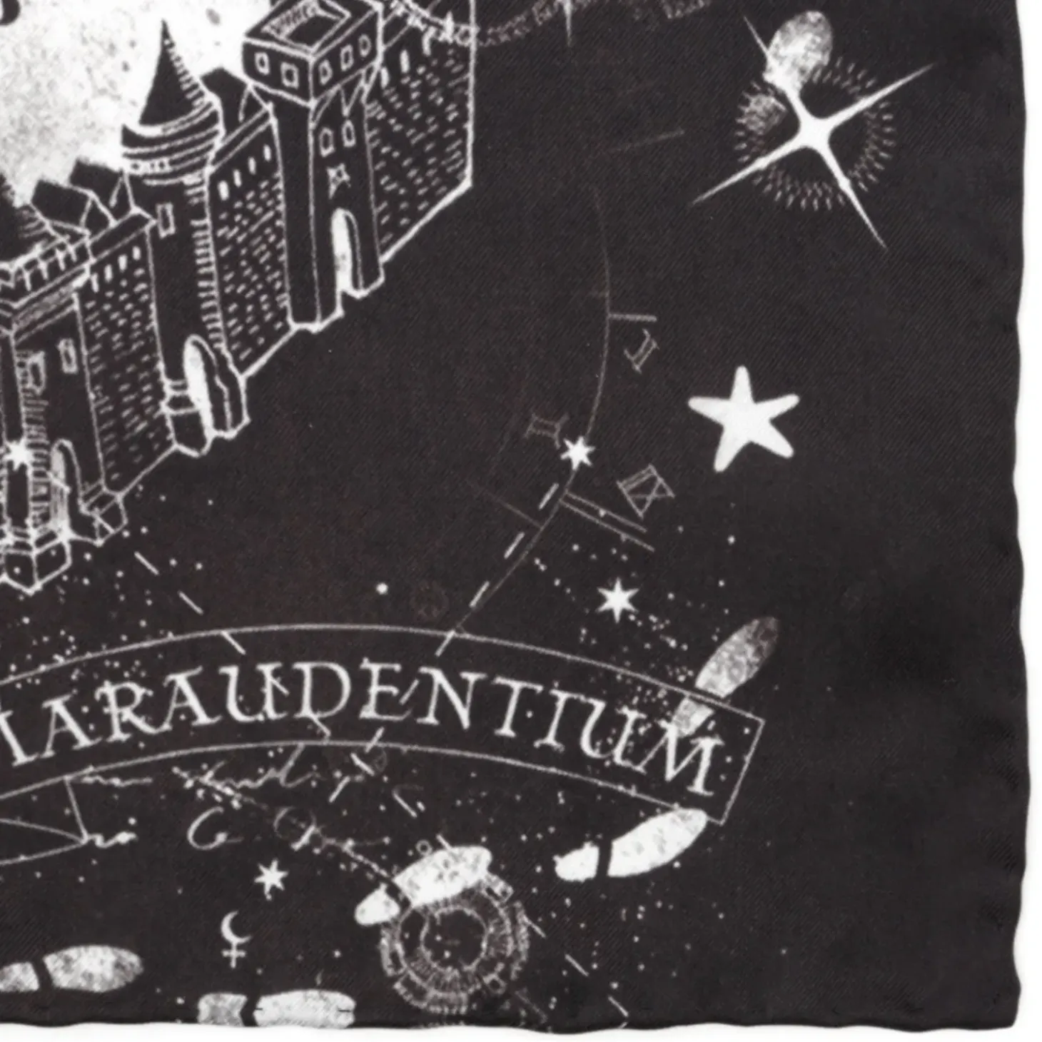 Harry Potter Marauder's Map Pocket Square