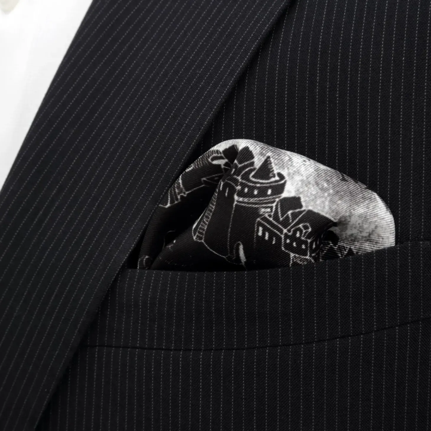 Harry Potter Marauder's Map Pocket Square