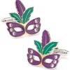 Cufflinks, Inc. Mardi Gras Cufflinks