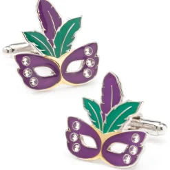 Cufflinks, Inc. Mardi Gras Cufflinks