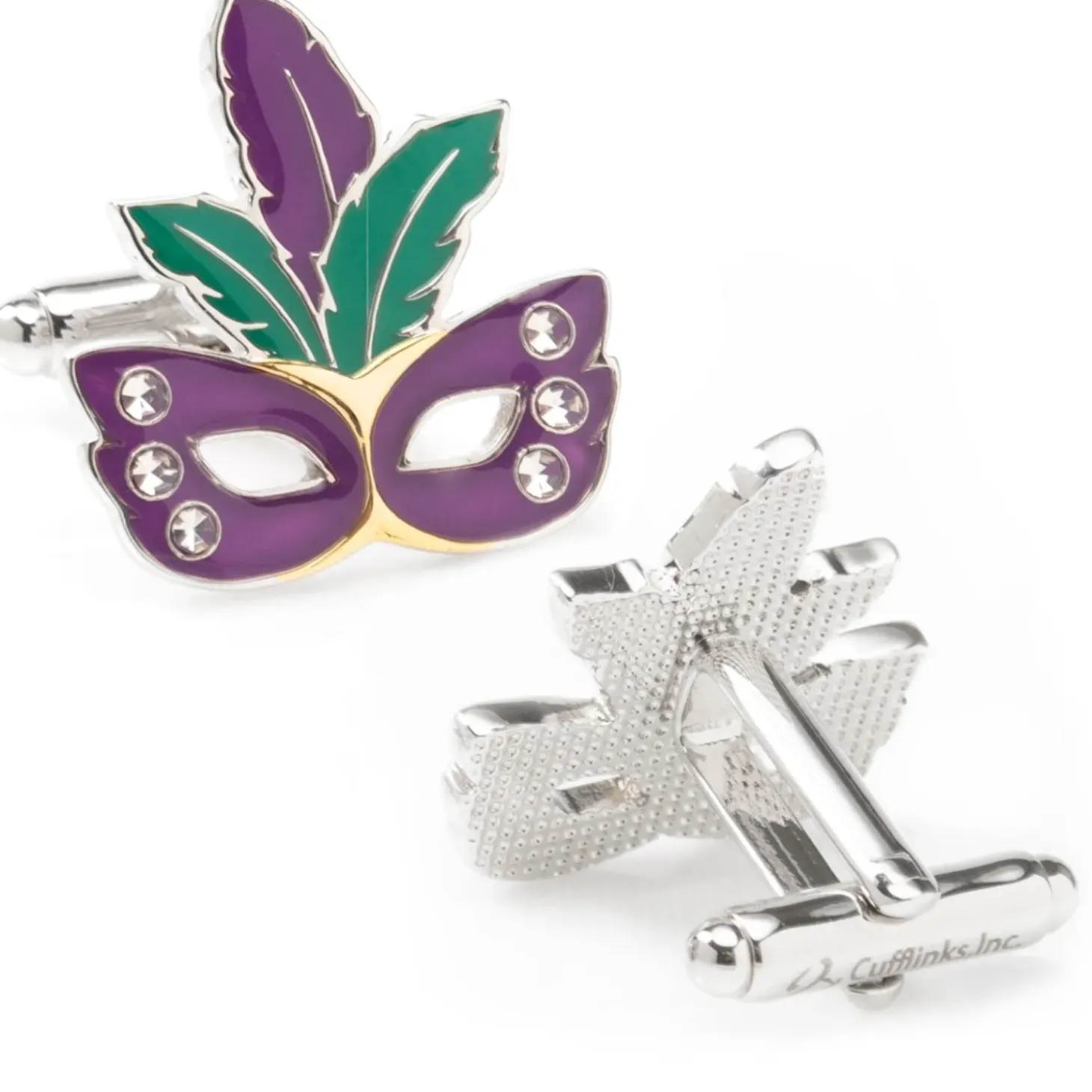 Cufflinks, Inc. Mardi Gras Cufflinks