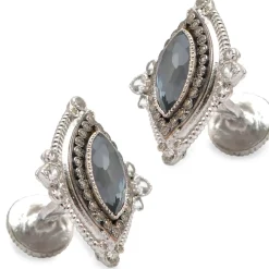 Armenta Marquis Shaped Cufflinks