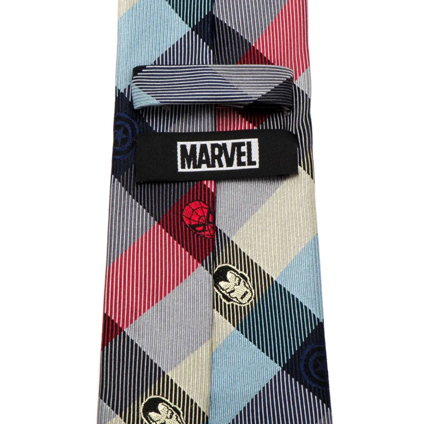Marvel Comics Plaid Men's Tie