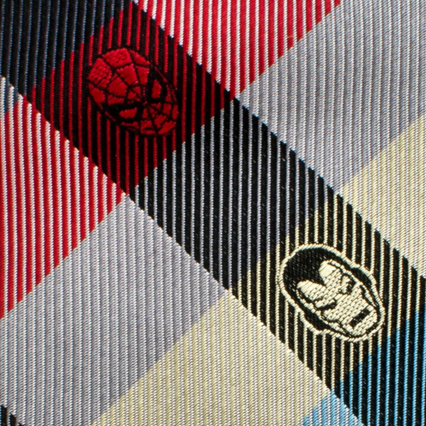 Marvel Comics Plaid Men's Tie