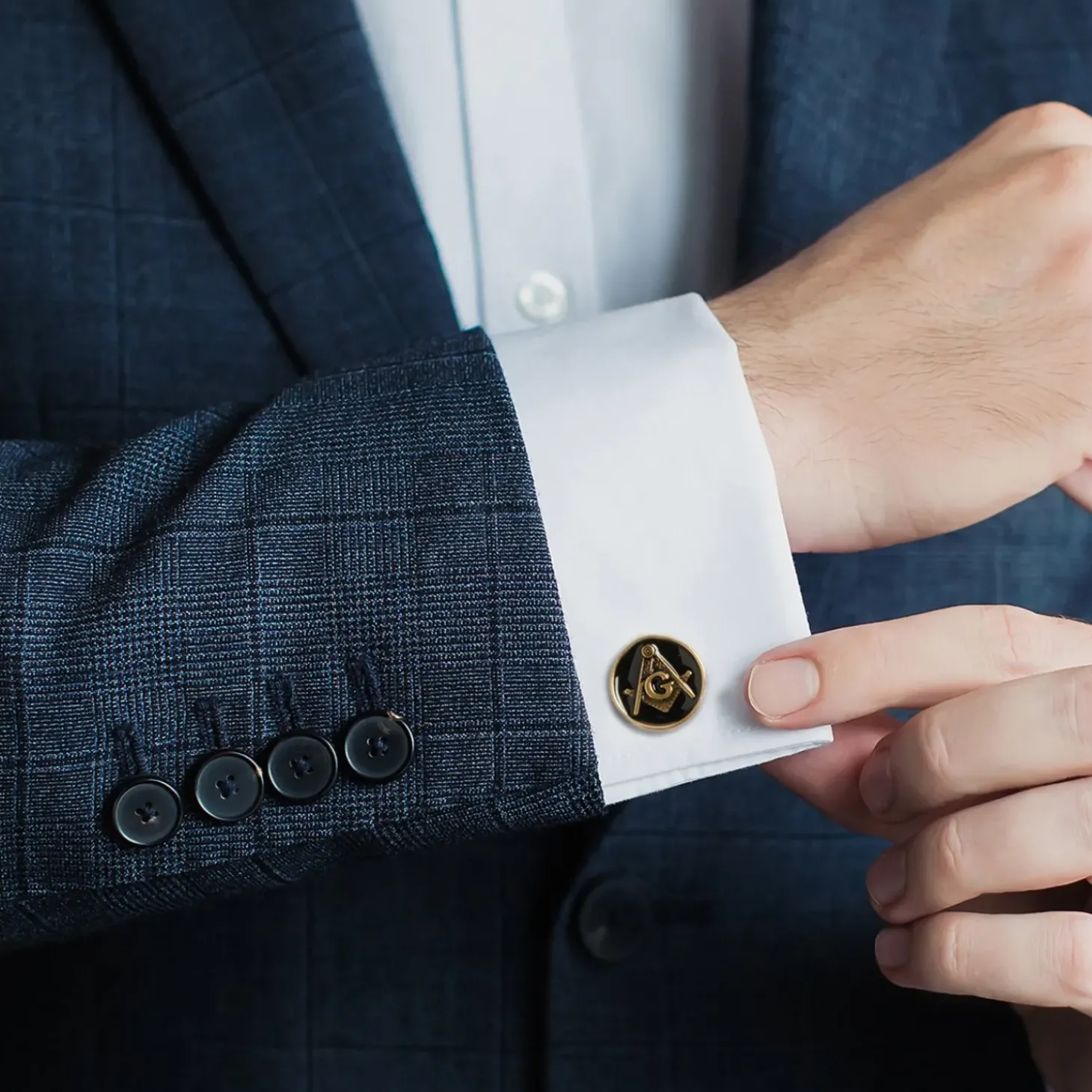 Ox and Bull Trading Co. Masonic Lodge Cufflinks