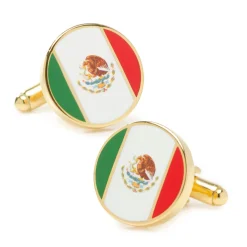 Cufflinks, Inc. Mexico Flag Cufflinks