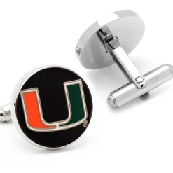 NCAA Miami Hurricanes Cufflinks
