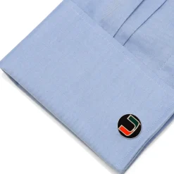 NCAA Miami Hurricanes Cufflinks
