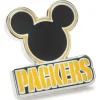 NFL Mickey & Green Bay Packers Lapel Pin