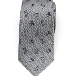 Disney Mickey and Friends Gray Men's Tie